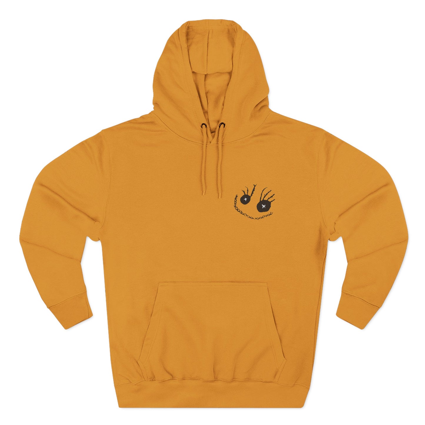 Sally Smiley Face Embroidered Fleece Hoodie